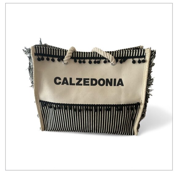 Calzedonia Two-Tone Beach Tote Bag - Picture 7 of 7